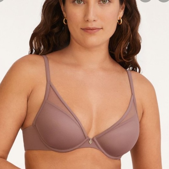 ThirdLove Other - ThirdLove Uplift Plunge bras in deep purple taupe color